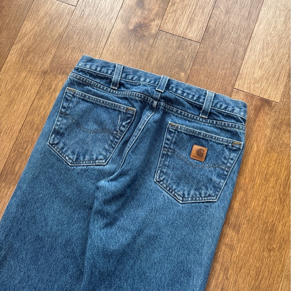 Men’s Vintage Carhartt dark wash denim jeans - Picture 3 of 6